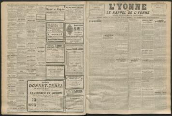 3 vues - L\'Yonne et le Rappel de l\'Yonne, organe démocratique du département, n° 169, vendredi 16 juillet 1926 (ouvre la visionneuse)