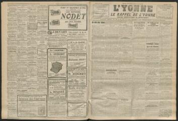 3 vues - L\'Yonne et le Rappel de l\'Yonne, organe démocratique du département, n° 181, mardi 3 août 1926 (ouvre la visionneuse)
