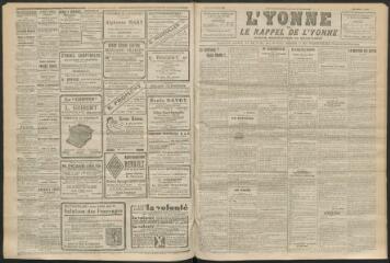 3 vues - L\'Yonne et le Rappel de l\'Yonne, organe démocratique du département, n° 213, jeudi 9 septembre 1926 (ouvre la visionneuse)