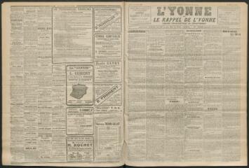 3 vues - L\'Yonne et le Rappel de l\'Yonne, organe démocratique du département, n° 219, jeudi 16 septembre 1926 (ouvre la visionneuse)