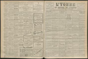3 vues - L\'Yonne et le Rappel de l\'Yonne, organe démocratique du département, n° 278, vendredi 26 novembre 1926 (ouvre la visionneuse)
