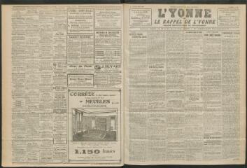 3 vues - L\'Yonne et le Rappel de l\'Yonne, organe démocratique du département, n° 29, lundi 31 janvier 1927 (ouvre la visionneuse)