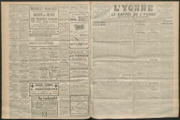 3 vues - L\'Yonne et le Rappel de l\'Yonne, organe démocratique du département, n° 182, vendredi 12 août 1927 (ouvre la visionneuse)
