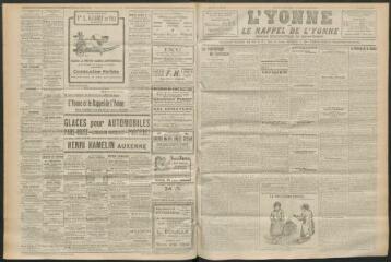 3 vues - L\'Yonne et le Rappel de l\'Yonne, organe démocratique du département, n° 183, samedi 13 août 1927 (ouvre la visionneuse)