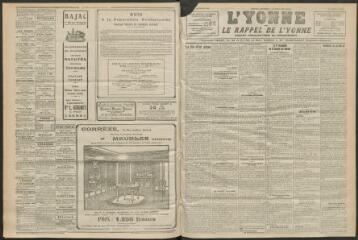 3 vues - L\'Yonne et le Rappel de l\'Yonne, organe démocratique du département, n° 201, mardi 6 septembre 1927 (ouvre la visionneuse)