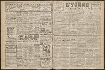3 vues - L\'Yonne et le Rappel de l\'Yonne, organe démocratique du département, n° 253, jeudi 3 novembre 1927 (ouvre la visionneuse)