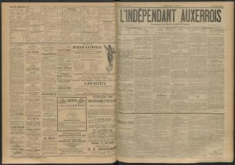 3 vues - L\'Indépendant auxerrois, n° 117, jeudi 2 octobre 1890 (ouvre la visionneuse)