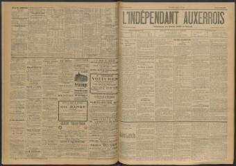 3 vues - L\'Indépendant auxerrois, n° 28, mardi 10 mars 1891 (ouvre la visionneuse)