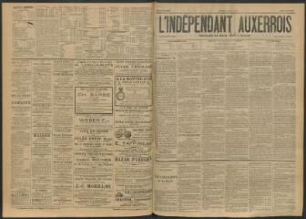 3 vues - L\'Indépendant auxerrois, n° 51, samedi 2 mai 1891 (ouvre la visionneuse)