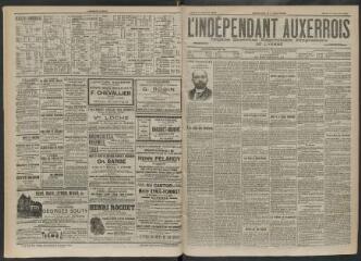 3 vues - L\'Indépendant auxerrois : organe quotidien républicain progressiste de l\'Yonne, n° 11, dimanche 12 janvier et lundi 13 janvier 1902 (ouvre la visionneuse)