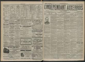 3 vues - L\'Indépendant auxerrois : organe quotidien républicain progressiste de l\'Yonne, n° 23, mardi 28 janvier 1902 (ouvre la visionneuse)