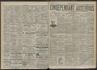 3 vues - L\'Indépendant auxerrois : organe quotidien républicain progressiste de l\'Yonne, n° 33, samedi 8 février 1902 (ouvre la visionneuse)