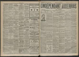 3 vues - L\'Indépendant auxerrois : organe quotidien républicain progressiste de l\'Yonne, n° 34, dimanche 9 février et lundi 10 février 1902 (ouvre la visionneuse)