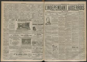 3 vues - L\'Indépendant auxerrois : organe quotidien républicain progressiste de l\'Yonne, n° 80, samedi 5 avril 1902 (ouvre la visionneuse)