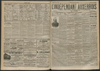 3 vues - L\'Indépendant auxerrois : organe quotidien républicain progressiste de l\'Yonne, n° 82, mardi 8 avril 1902 (ouvre la visionneuse)