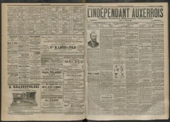 3 vues - L\'Indépendant auxerrois : organe quotidien républicain progressiste de l\'Yonne, n° 89, mercredi 16 avril 1902 (ouvre la visionneuse)