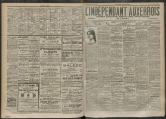 3 vues - L\'Indépendant auxerrois : organe quotidien républicain progressiste de l\'Yonne, n° 90, jeudi 17 avril 1902 (ouvre la visionneuse)