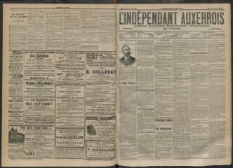 3 vues - L\'Indépendant auxerrois : organe quotidien républicain progressiste de l\'Yonne, n° 94, mardi 22 avril 1902 (ouvre la visionneuse)