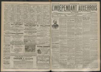 3 vues - L\'Indépendant auxerrois : organe quotidien républicain progressiste de l\'Yonne, n° 96, jeudi 24 avril 1902 (ouvre la visionneuse)