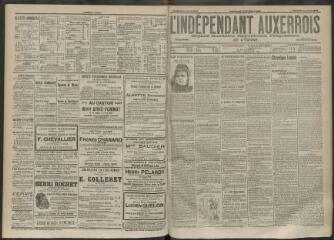 3 vues - L\'Indépendant auxerrois : organe quotidien républicain progressiste de l\'Yonne, n° 97, vendredi 25 avril 1902 (ouvre la visionneuse)