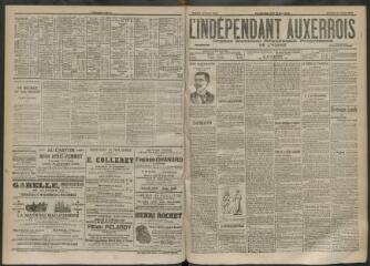 3 vues - L\'Indépendant auxerrois : organe quotidien républicain progressiste de l\'Yonne, n° 98, samedi 26 avril 1902 (ouvre la visionneuse)