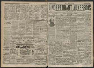 3 vues - L\'Indépendant auxerrois : organe quotidien républicain progressiste de l\'Yonne, n° 103, vendredi 2 mai 1902 (ouvre la visionneuse)