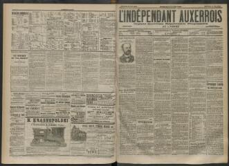 3 vues - L\'Indépendant auxerrois : organe quotidien républicain progressiste de l\'Yonne, n° 112, mercredi 14 mai 1902 (ouvre la visionneuse)