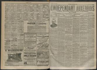 3 vues - L\'Indépendant auxerrois : organe quotidien républicain progressiste de l\'Yonne, n° 113, jeudi 15 mai 1902 (ouvre la visionneuse)