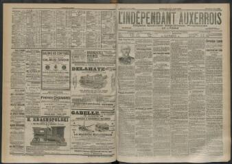 3 vues - L\'Indépendant auxerrois : organe quotidien républicain progressiste de l\'Yonne, n° 115, samedi 17 mai 1902 (ouvre la visionneuse)