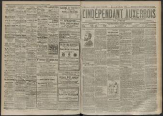 3 vues - L\'Indépendant auxerrois : organe quotidien républicain progressiste de l\'Yonne, n° 116, dimanche 18 mai, lundi 19 mai et mardi 20 mai 1902 (ouvre la visionneuse)