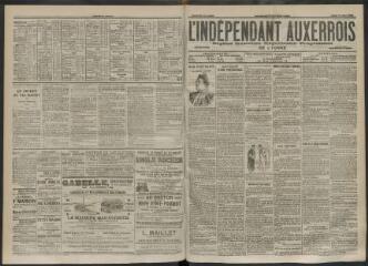 3 vues - L\'Indépendant auxerrois : organe quotidien républicain progressiste de l\'Yonne, n° 124, jeudi 29 mai 1902 (ouvre la visionneuse)