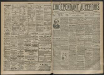 3 vues - L\'Indépendant auxerrois : organe quotidien républicain progressiste de l\'Yonne, n° 131, vendredi 6 juin 1902 (ouvre la visionneuse)