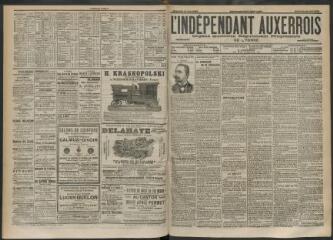 3 vues - L\'Indépendant auxerrois : organe quotidien républicain progressiste de l\'Yonne, n° 141, mercredi 18 juin 1902 (ouvre la visionneuse)