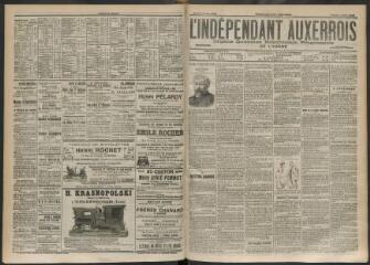 3 vues - L\'Indépendant auxerrois : organe quotidien républicain progressiste de l\'Yonne, n° 154, jeudi 3 juillet 1902 (ouvre la visionneuse)