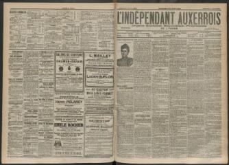 3 vues - L\'Indépendant auxerrois : organe quotidien républicain progressiste de l\'Yonne, n° 155, vendredi 4 juillet 1902 (ouvre la visionneuse)