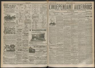 3 vues - L\'Indépendant auxerrois : organe quotidien républicain progressiste de l\'Yonne, n° 158, mardi 8 juillet 1902 (ouvre la visionneuse)