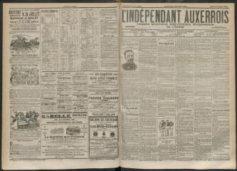 3 vues - L\'Indépendant auxerrois : organe quotidien républicain progressiste de l\'Yonne, n° 162, samedi 12 juillet 1902 (ouvre la visionneuse)