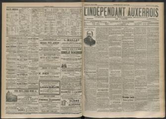 3 vues - L\'Indépendant auxerrois : organe quotidien républicain progressiste de l\'Yonne, n° 169, mardi 22 juillet 1902 (ouvre la visionneuse)