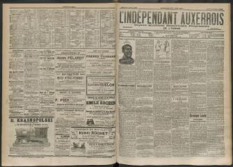 3 vues - L\'Indépendant auxerrois : organe quotidien républicain progressiste de l\'Yonne, n° 171, jeudi 24 juillet 1902 (ouvre la visionneuse)