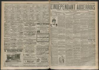 3 vues - L\'Indépendant auxerrois : organe quotidien républicain progressiste de l\'Yonne, n° 173, samedi 26 juillet 1902 (ouvre la visionneuse)