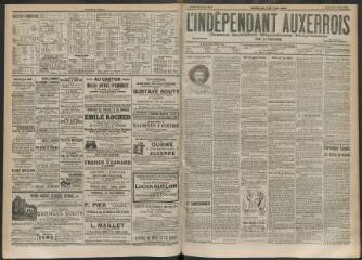 3 vues - L\'Indépendant auxerrois : organe quotidien républicain progressiste de l\'Yonne, n° 186, mardi 12 août 1902 (ouvre la visionneuse)