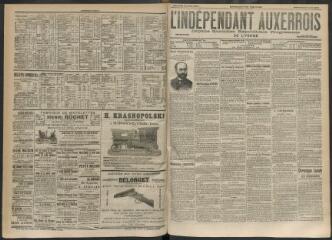 3 vues - L\'Indépendant auxerrois : organe quotidien républicain progressiste de l\'Yonne, n° 192, mercredi 20 août 1902 (ouvre la visionneuse)