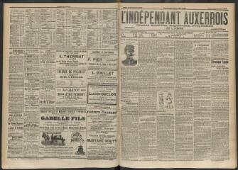 3 vues - L\'Indépendant auxerrois : organe quotidien républicain progressiste de l\'Yonne, n° 211, jeudi 11 septembre 1902 (ouvre la visionneuse)