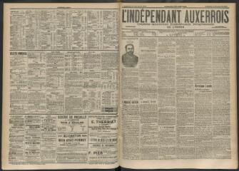 3 vues - L\'Indépendant auxerrois : organe quotidien républicain progressiste de l\'Yonne, n° 212, vendredi 12 septembre 1902 (ouvre la visionneuse)