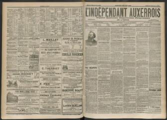 3 vues - L\'Indépendant auxerrois : organe quotidien républicain progressiste de l\'Yonne, n° 215, mardi 16 septembre 1902 (ouvre la visionneuse)