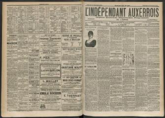3 vues - L\'Indépendant auxerrois : organe quotidien républicain progressiste de l\'Yonne, n° 218, vendredi 19 septembre 1902 (ouvre la visionneuse)