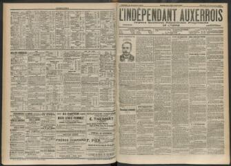3 vues - L\'Indépendant auxerrois : organe quotidien républicain progressiste de l\'Yonne, n° 224, vendredi 26 septembre 1902 (ouvre la visionneuse)