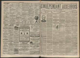 3 vues - L\'Indépendant auxerrois : organe quotidien républicain progressiste de l\'Yonne, n° 230, vendredi 3 octobre 1902 (ouvre la visionneuse)