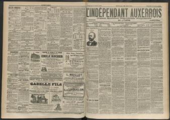 3 vues - L\'Indépendant auxerrois : organe quotidien républicain progressiste de l\'Yonne, n° 236, vendredi 10 octobre 1902 (ouvre la visionneuse)