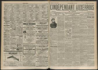 3 vues - L\'Indépendant auxerrois : organe quotidien républicain progressiste de l\'Yonne, n° 237, samedi 11 octobre 1902 (ouvre la visionneuse)